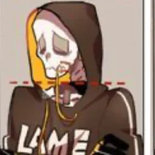 ☹️ emoji FellSwapGold Papyrus | @ish_crim Telegram sticker 18 of 31