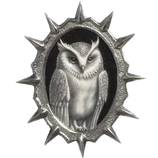 🦉 emoji allll_gothic by @allllrandom Telegram sticker 8 of 105
