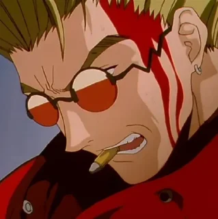 😢 emoji trigun @miasouni Telegram sticker 18 of 120