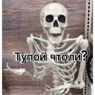 🫡 emoji Скелет соло Telegram sticker 3 of 30