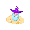 💪 emoji Wizard Telegram sticker 8 of 31