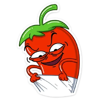 😏 emoji Перец (@TgSticker) Telegram sticker 12 of 48