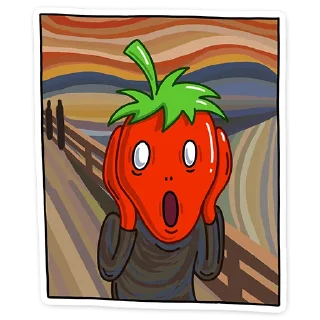 😱 emoji Перец (@TgSticker) Telegram sticker 5 of 48