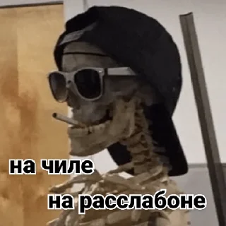 Sticker from Несносный скелет Джо
