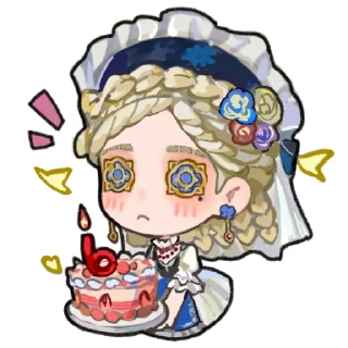 🎂 emoji Anniversary  tiny三月 @identityVGOGO Telegram sticker 3 of 16