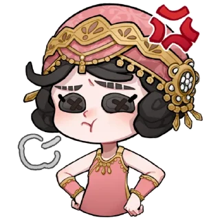 😡 emoji Anniversary  乱爬的老泽西  @identityVGOGO Telegram sticker 11 of 16