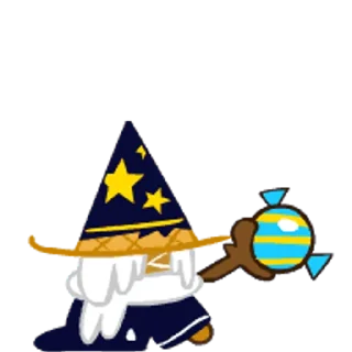 🧙 emoji Wizard Cookie! Telegram sticker 24 of 44