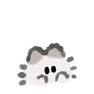 🐾 emoji ` ⲙᥱ᧐ᥕ ➢ @qwdomino Telegram sticker 7 of 38