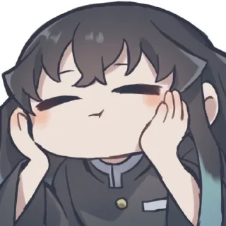 🖤 emoji Муичиро Telegram sticker 1 of 22