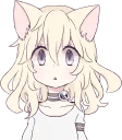 Sticker from White Cat Girl :: @line_stickers