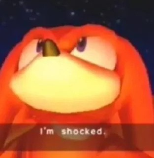 🤯 emoji ❗️Knuckles❗️ Telegram sticker 7 of 23