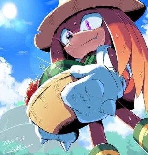 🥗 emoji ❗️Knuckles❗️ Telegram sticker 23 of 23