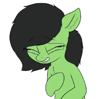 🖼 emoji anon pony by @mlpstickers Telegram sticker 19 of 62