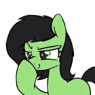 👈 emoji anon pony by @mlpstickers Telegram sticker 1 of 62