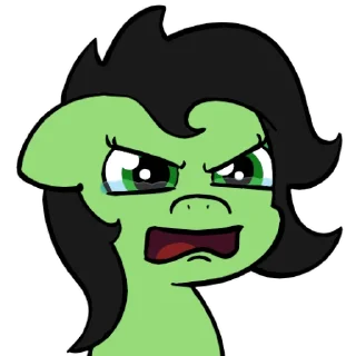 😭 emoji anon pony by @mlpstickers Telegram sticker 20 of 62
