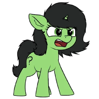 🙀 emoji anon pony by @mlpstickers Telegram sticker 16 of 62
