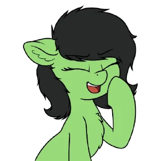 😁 emoji anon pony by @mlpstickers Telegram sticker 8 of 62