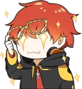 🤩 emoji Mystic Messenger :: @line_stickers Telegram sticker 16 of 24