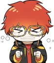 😭 emoji Mystic Messenger :: @line_stickers Telegram sticker 15 of 24