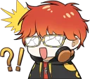 😱 emoji Mystic Messenger :: @line_stickers Telegram sticker 17 of 24