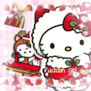 Sticker from hello kitty