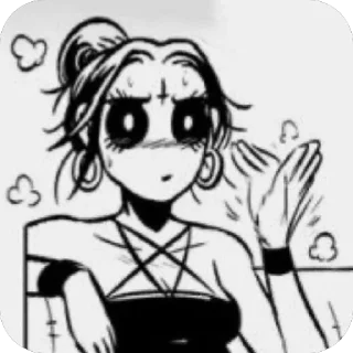 🫥 emoji 𝑔𝑜𝑡ℎ𝑖𝑐 𝑝𝑟𝑖𝑛𝑐𝑒𝑠𝑠🖤 Telegram sticker 10 of 91