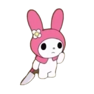 👂 emoji mymelody Telegram sticker 18 of 19