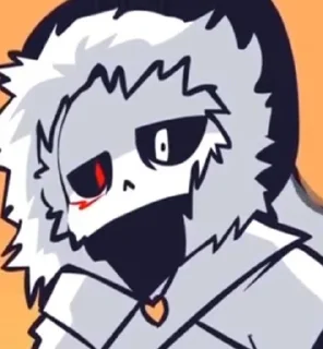 Sticker from Underverse ✖️-Cross!Sans