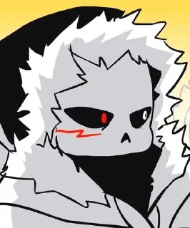 ✖️ emoji Underverse ✖️-Cross!Sans Telegram sticker 12 of 106