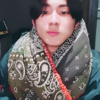 🧣 emoji жунгвон @hQ7sw Telegram sticker 2 of 40