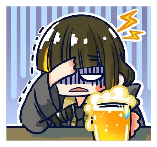 🍺 emoji Girls' Frontline Official Telegram sticker 21 of 72