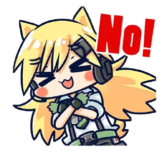 👎 emoji Girls' Frontline Official Telegram sticker 8 of 72