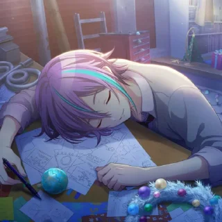 😴 emoji rui kamishiro Telegram sticker 15 of 48