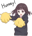 🙌 emoji Menhera-chan 2 ENG :: @line_stickers Telegram sticker 8 of 112