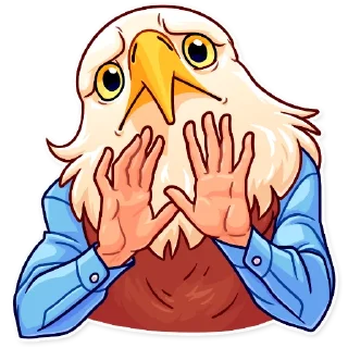 😥 emoji Birds With Arms Telegram sticker 22 of 30