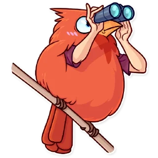 😳 emoji Birds With Arms Telegram sticker 23 of 30