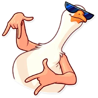 😎 emoji Birds With Arms Telegram sticker 24 of 30