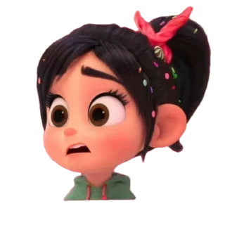 Sticker from Cute Vanellope by @peach_artworld