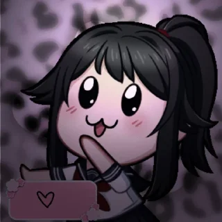 😍 emoji Yandere Simulator @sozdat_stikery_bot Telegram sticker 15 of 75
