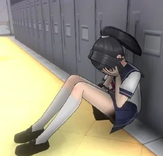 Sticker from Yandere simulator
