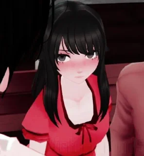 😶 emoji Yandere Simulator @sozdat_stikery_bot Telegram sticker 9 of 75