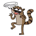 ☺ emoji Regular Show Cartoons @TVstickers Telegram sticker 10 of 120