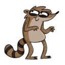 😀 emoji Regular Show Cartoons @TVstickers Telegram sticker 9 of 120