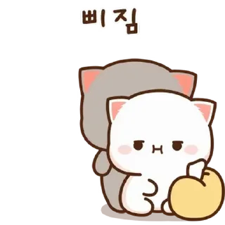 🤍 emoji котики ୨୧ @softsticks Telegram sticker 18 of 24