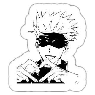 ❤ emoji 呪術廻戦💥: @나스탸~☆ Telegram sticker 18 of 47