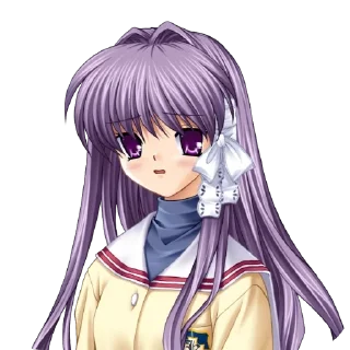 🫥 emoji Clannad Telegram sticker 18 of 100