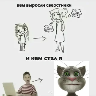 Sticker from кот том