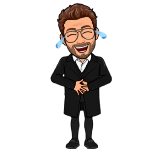 🤣 emoji George Telegram sticker 13 of 22