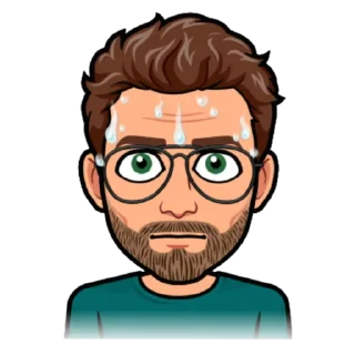 😰 emoji George Telegram sticker 12 of 22