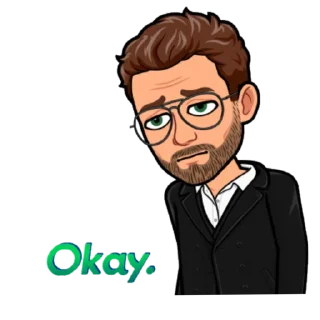 😔 emoji George Telegram sticker 14 of 22